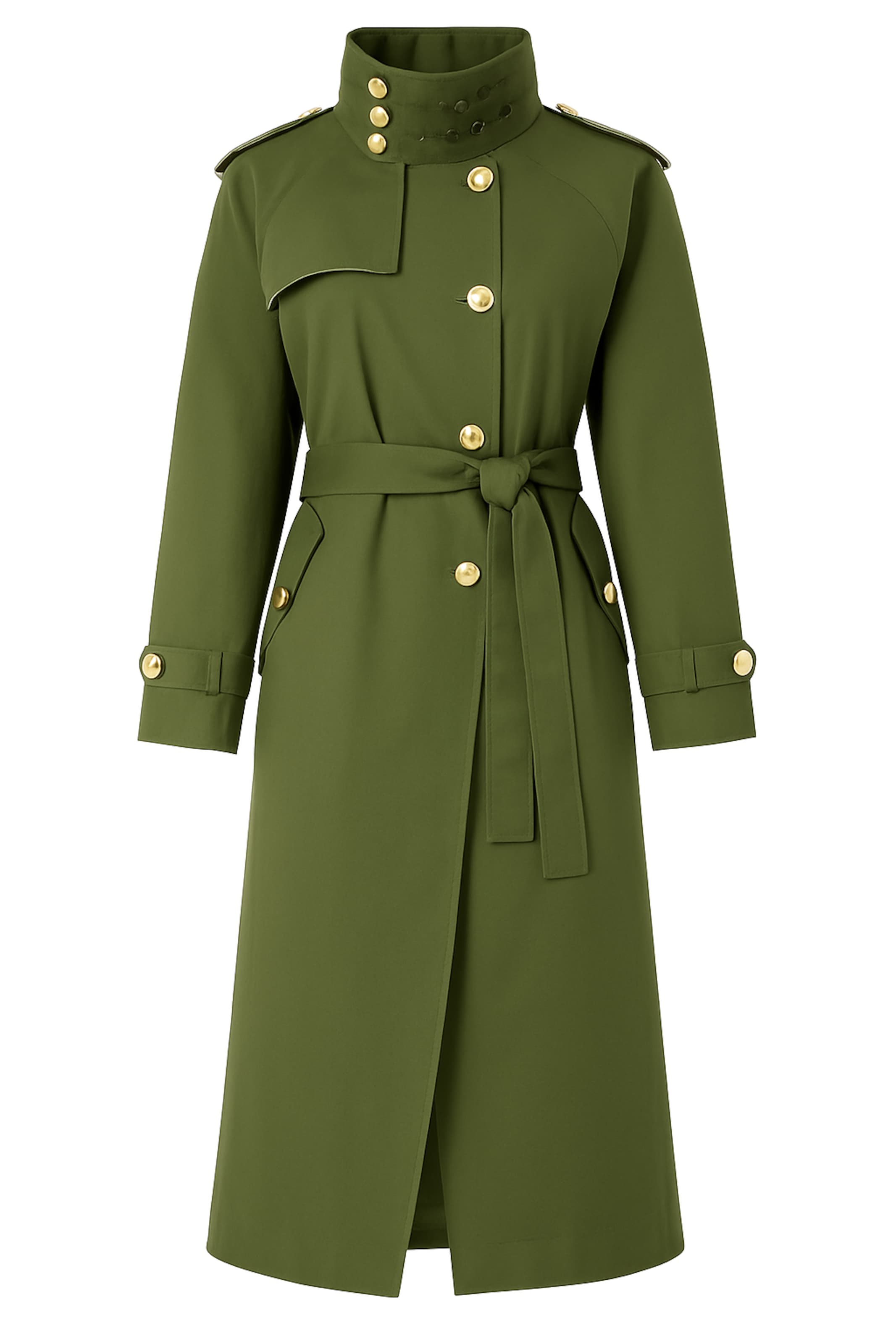 Touche Prive Between-seasons coat in Green, Item view
