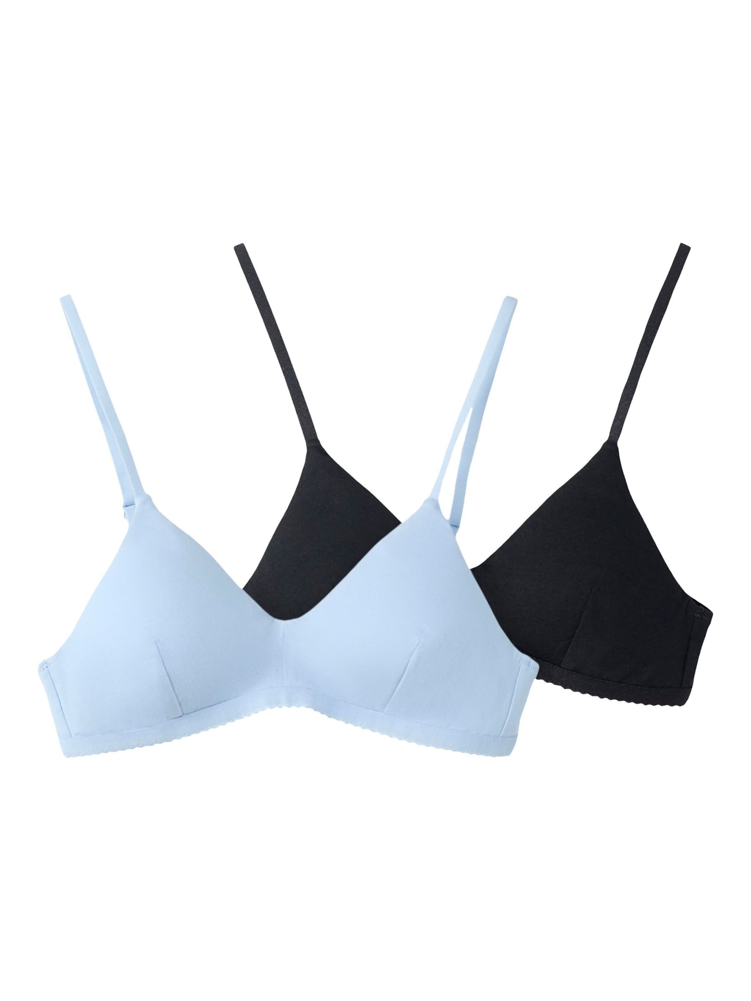 T-shirt Reggiseno di LMTD in blu: frontale