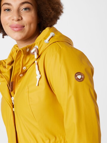 Ragwear Plus Between-seasons parka 'MONADIS' in Yellow
