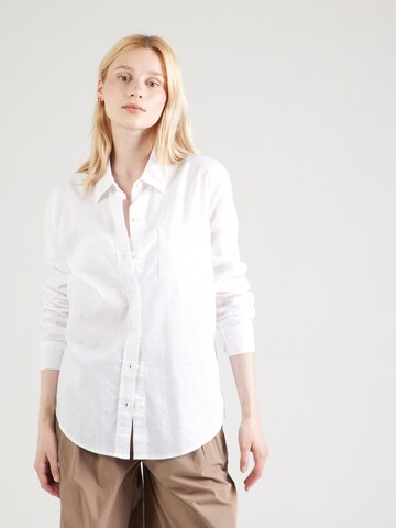 GAP Blouse 'EASY' in Wit: voorkant