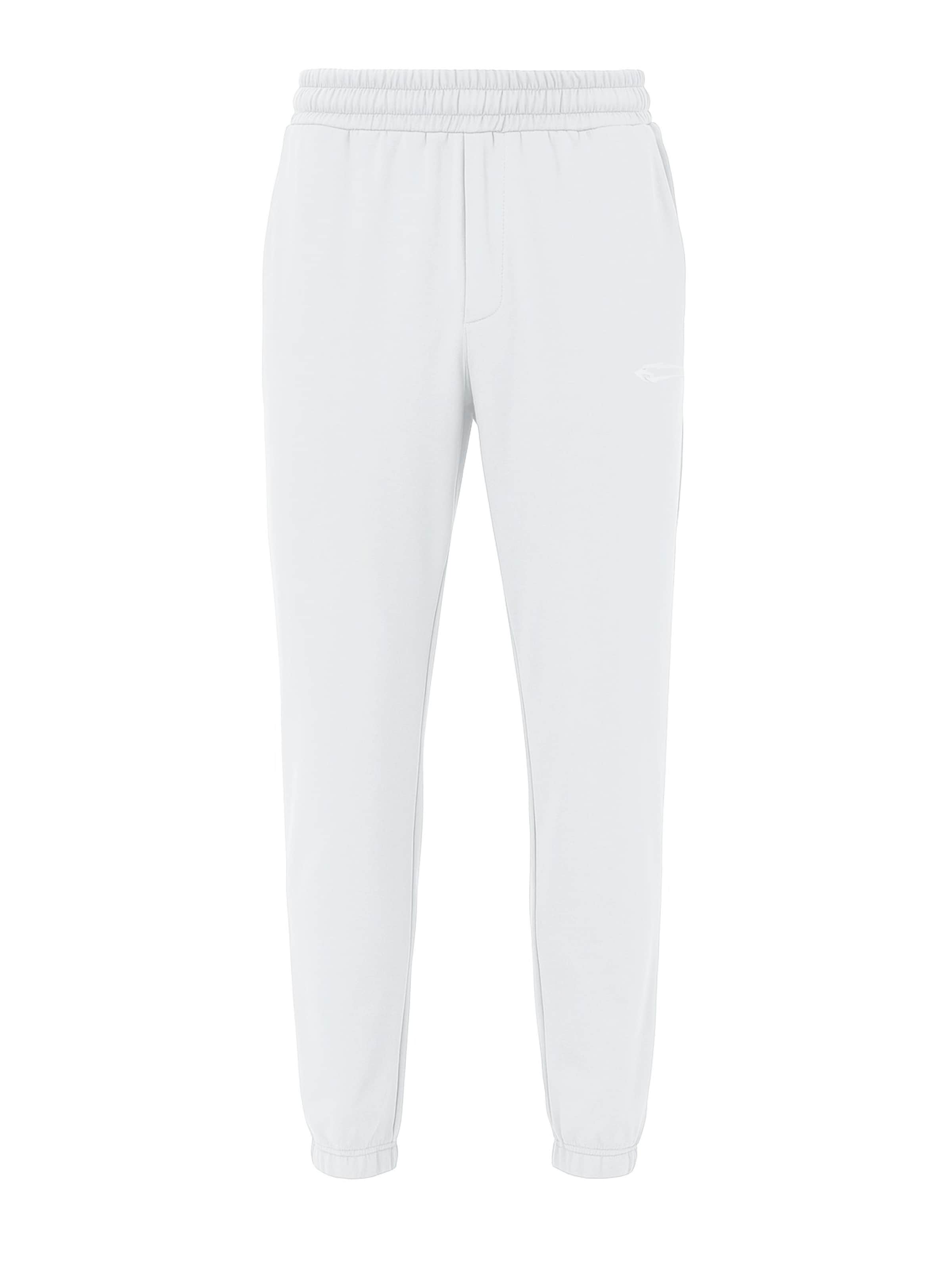 Effilé Pantalon de sport 'Delian' Smilodox en gris : devant