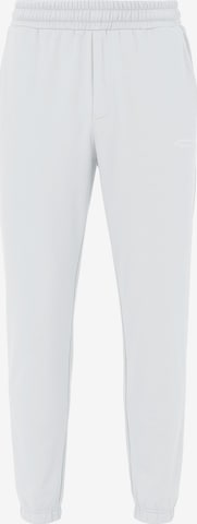 Effilé Pantalon de sport 'Delian' Smilodox en gris : devant