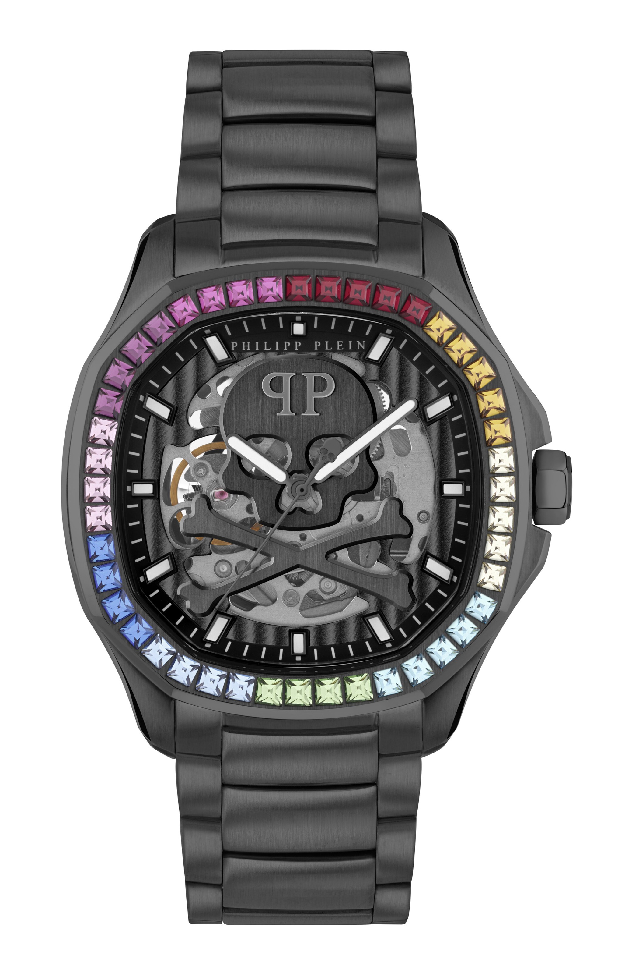 Montre à affichage analogique Philipp Plein Watches en noir : devant