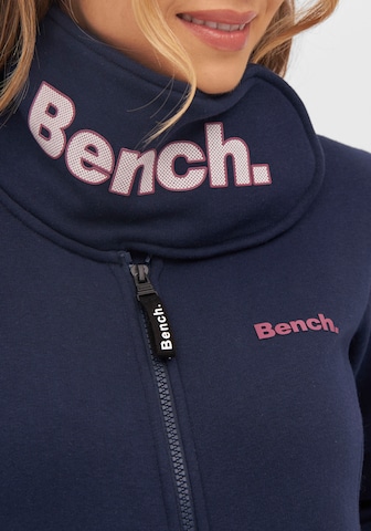 BENCH Athletic Zip-Up Hoodie 'Haylo' in Blue