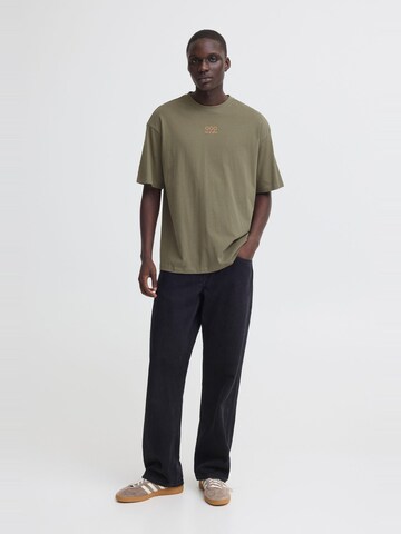 BLEND Shirt ' BHKyle Backprint ' in Green