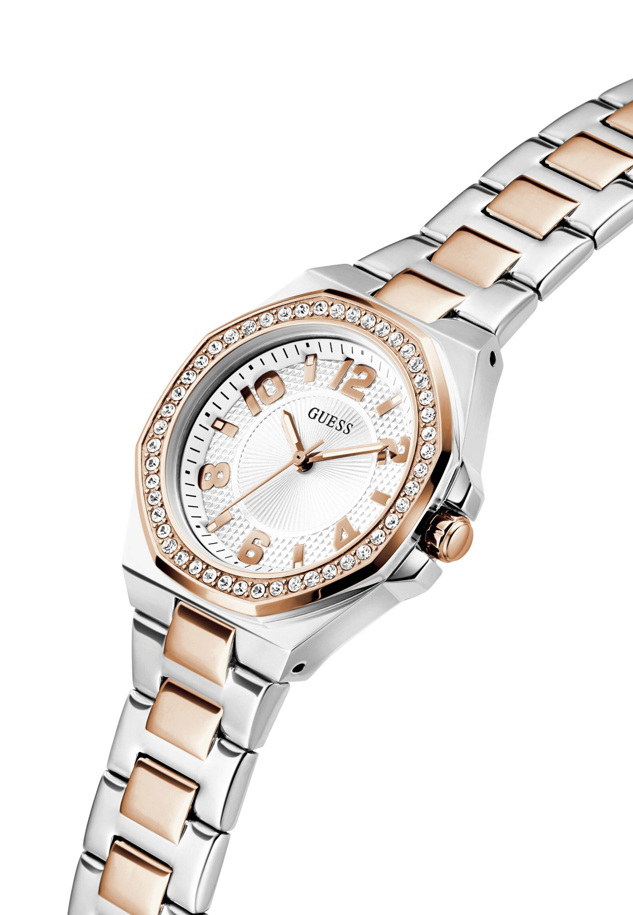 Montre à affichage analogique 'Contessa' GUESS en rose