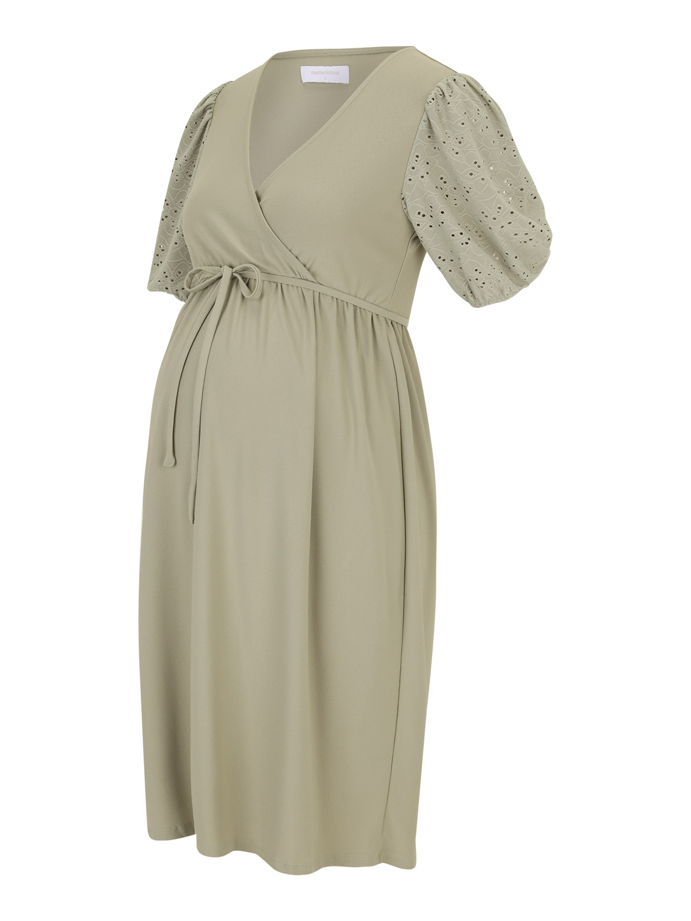 Robe 'MLANNALINE TESS' MAMALICIOUS en vert : devant