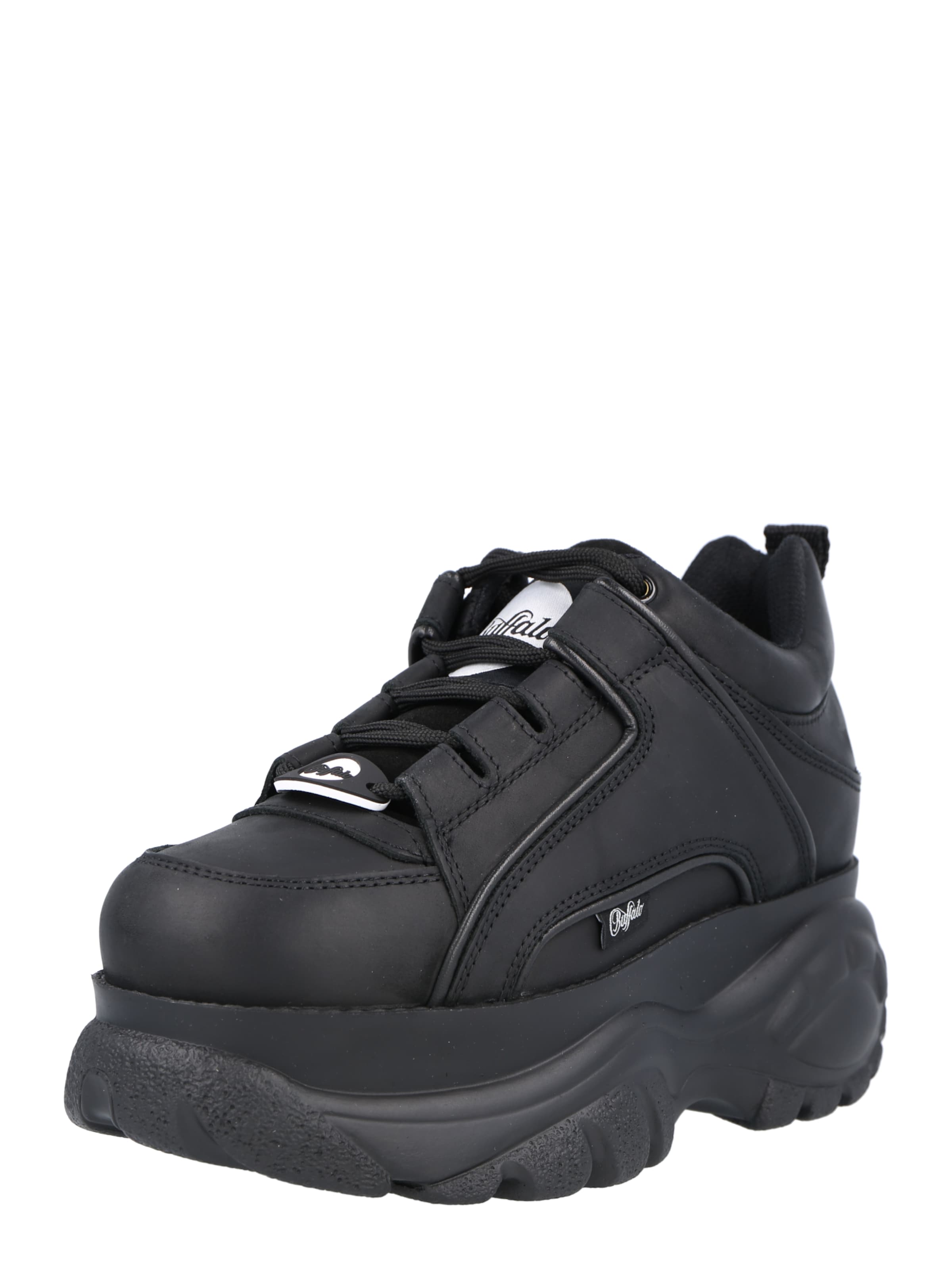 BUFFALO Trampki niskie w kolorze czarny: przód