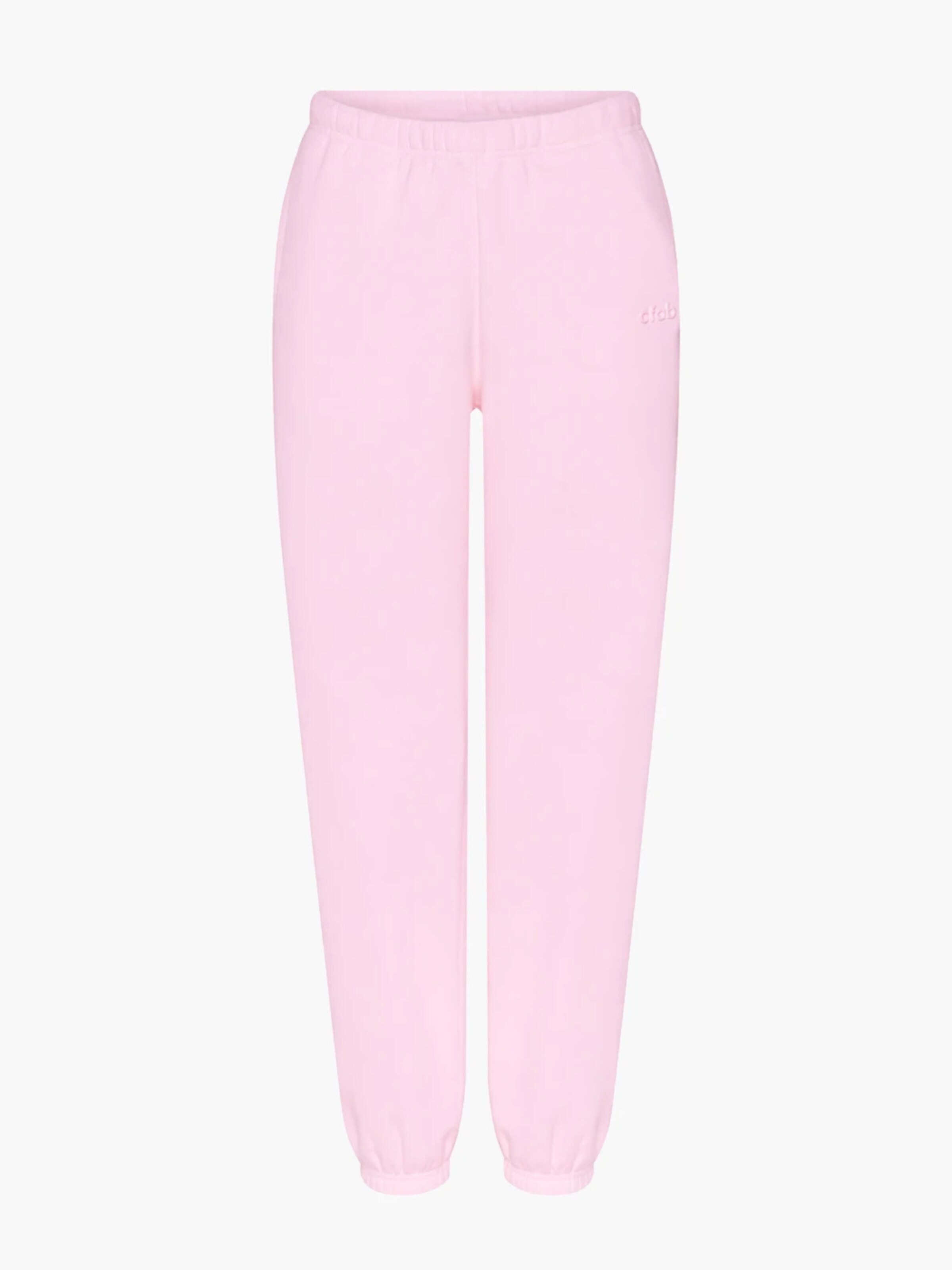 cfab (formerly creamy fabrics) - Pantalón 'Everyday Carrot' en rosa: frente