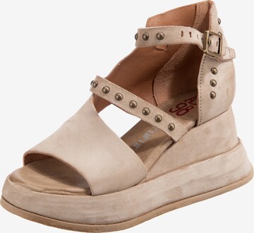 A.S.98 Sandals 'Reale' in Beige: front