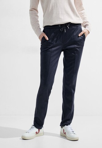 CECIL Slim fit Pants in Blue: front