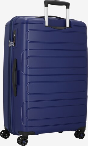 American Tourister Trolley in Blauw