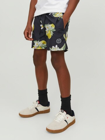 Jack & Jones Junior Board Shorts in Black: front