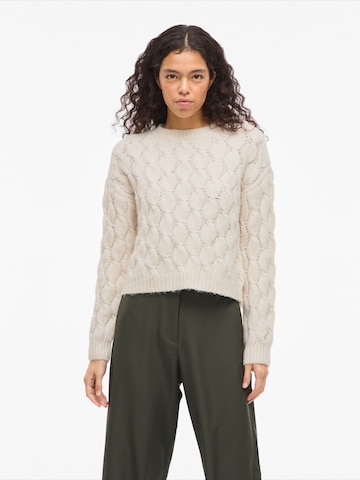 Pulover 'VIGULLA' de la VILA pe bej: față