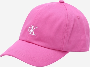 Cappello da baseball di Calvin Klein Jeans in rosa: frontale