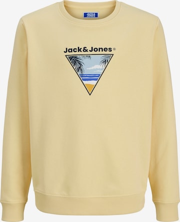 Felpa 'Perry' di Jack & Jones Junior in giallo: frontale