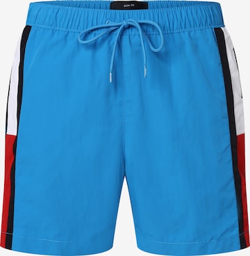 Shorts de bain TOMMY HILFIGER en bleu : devant