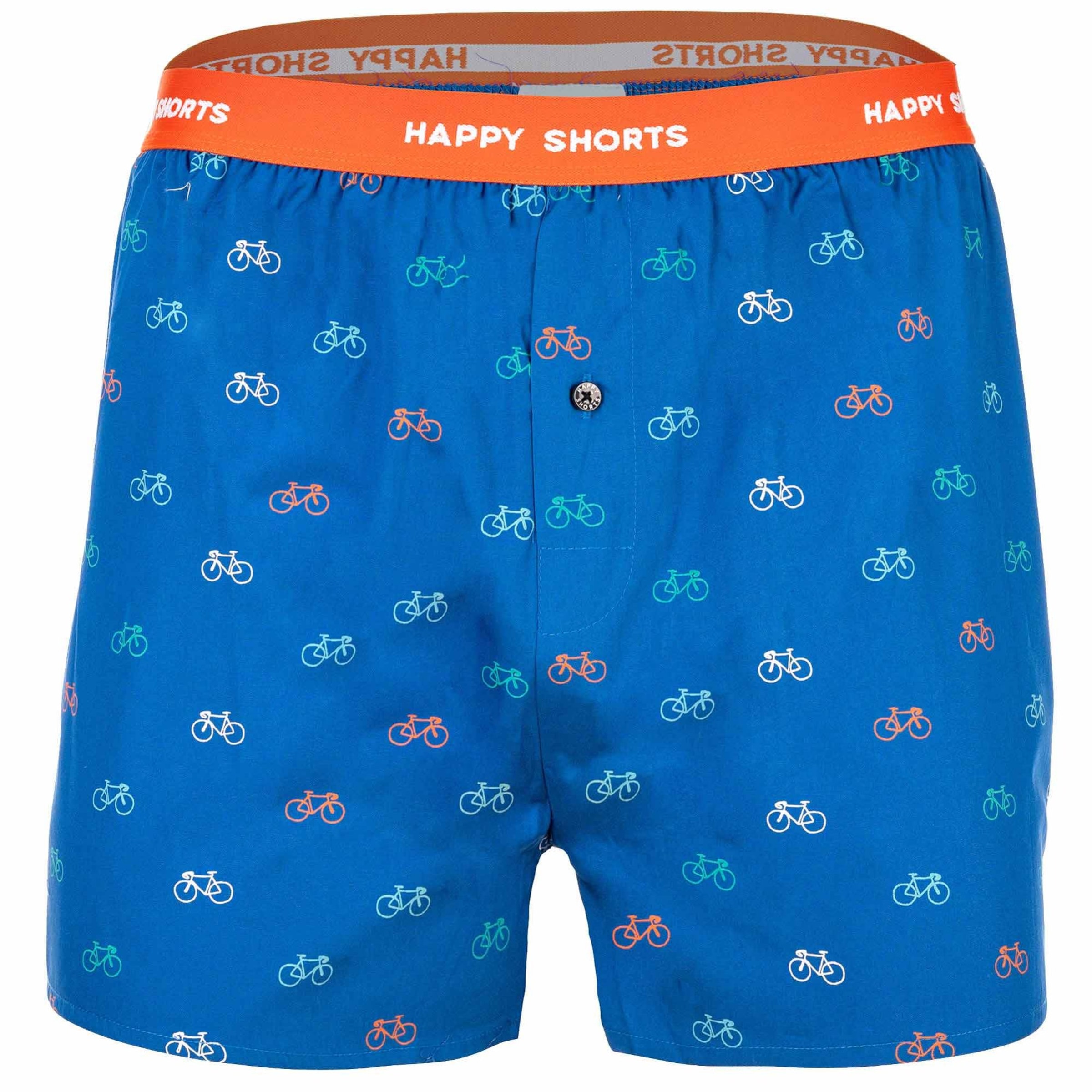 Boxer di Happy Shorts in blu: frontale