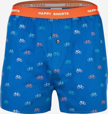 Boxer di Happy Shorts in blu: frontale