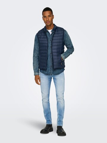 Gilet 'ONSGavin' Only & Sons en bleu