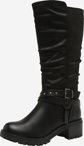 Bottes H.I.S en noir : devant