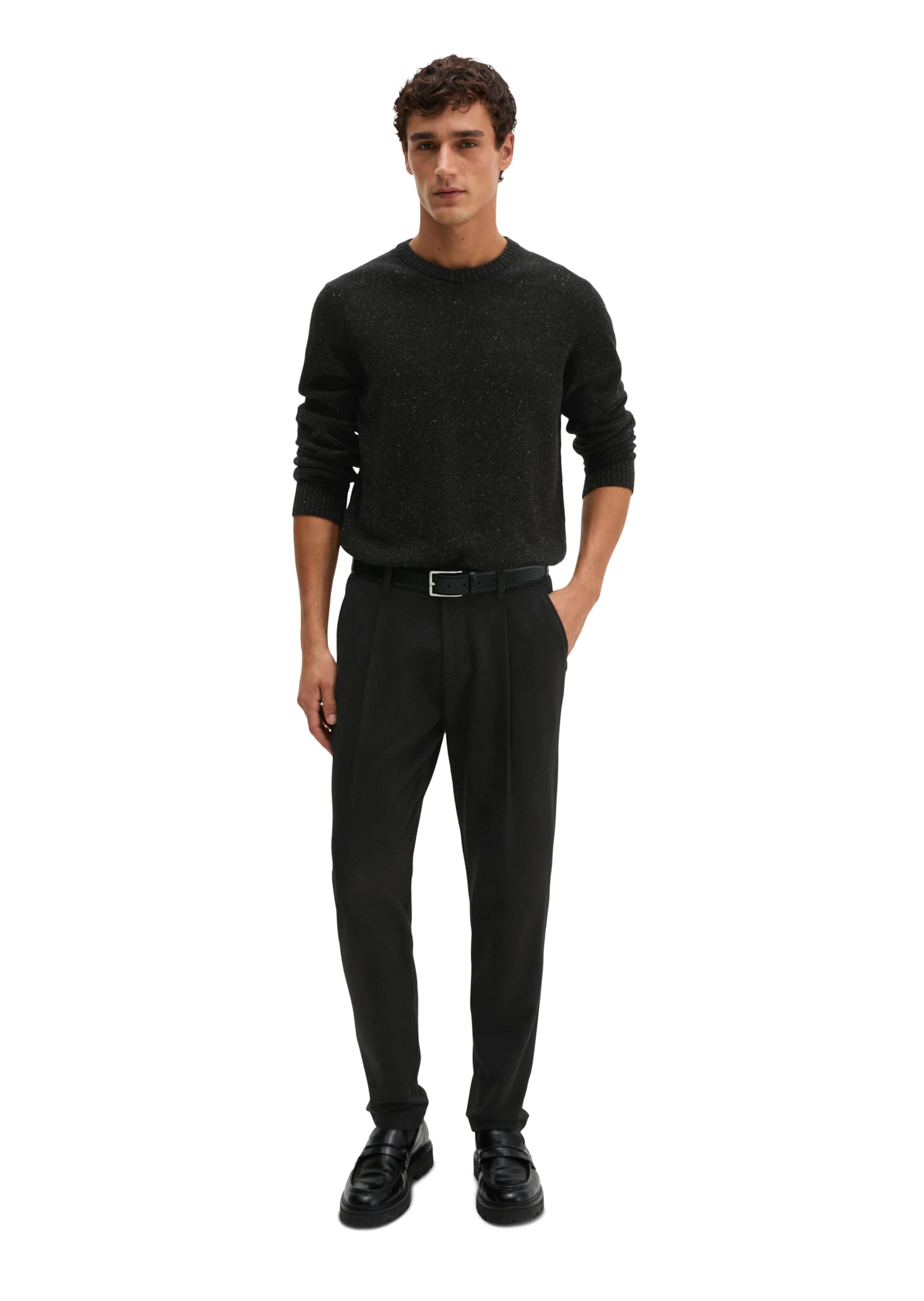 Marc O'Polo Pullover in Schwarz: Vorderseite