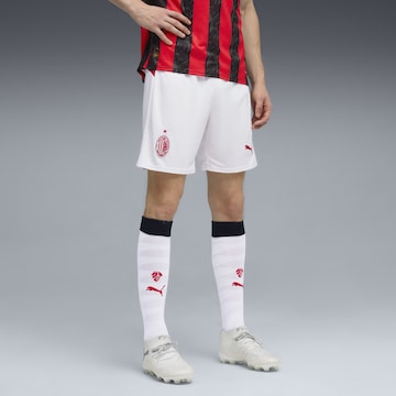 PUMA Regular Sportbroek 'AC Milan 25/26' in Wit: voorkant