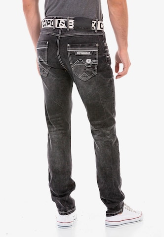 CIPO & BAXX Regular Jeans in Schwarz