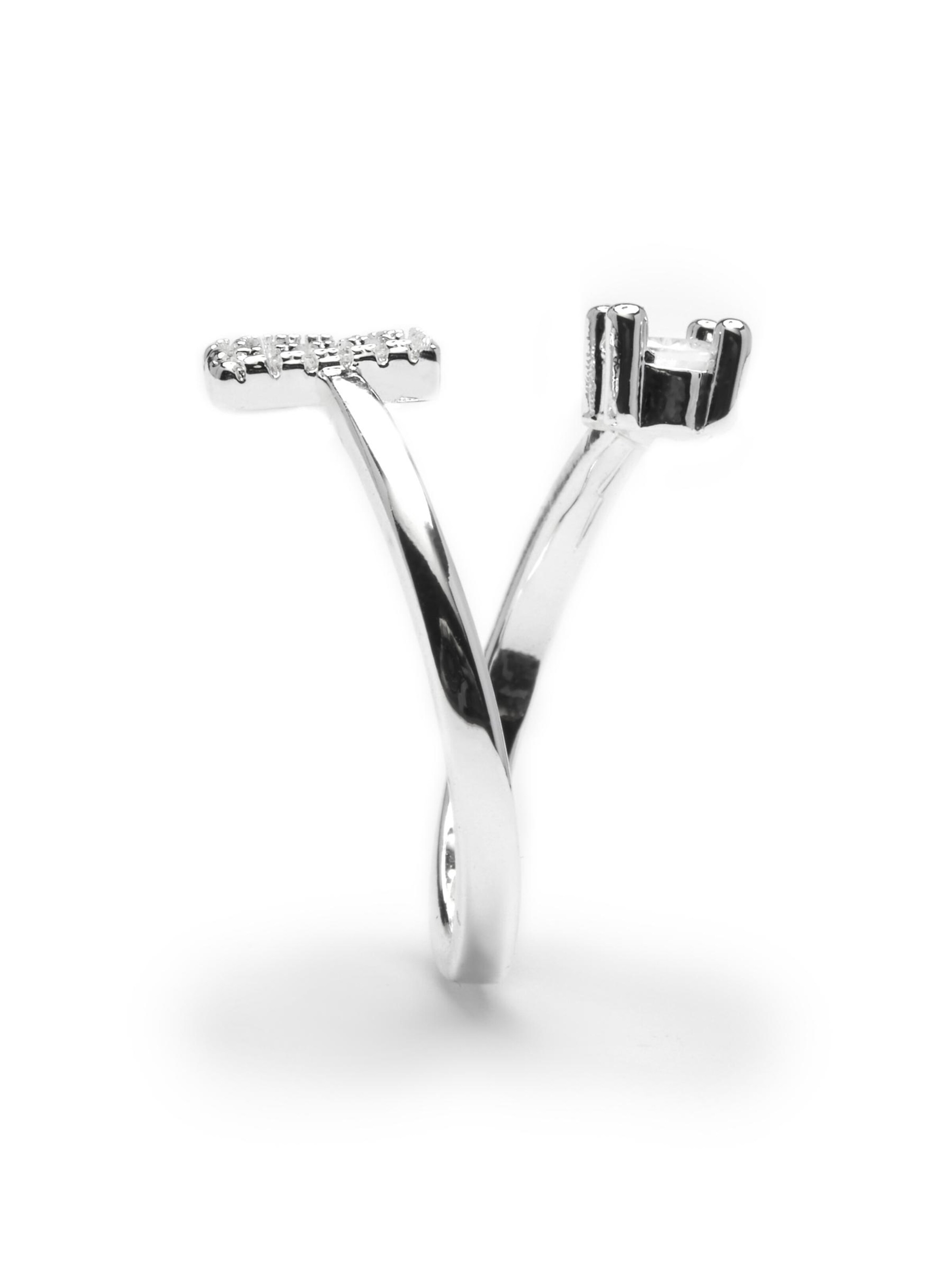 Bague 'Alphabet B' Luxenter en argent