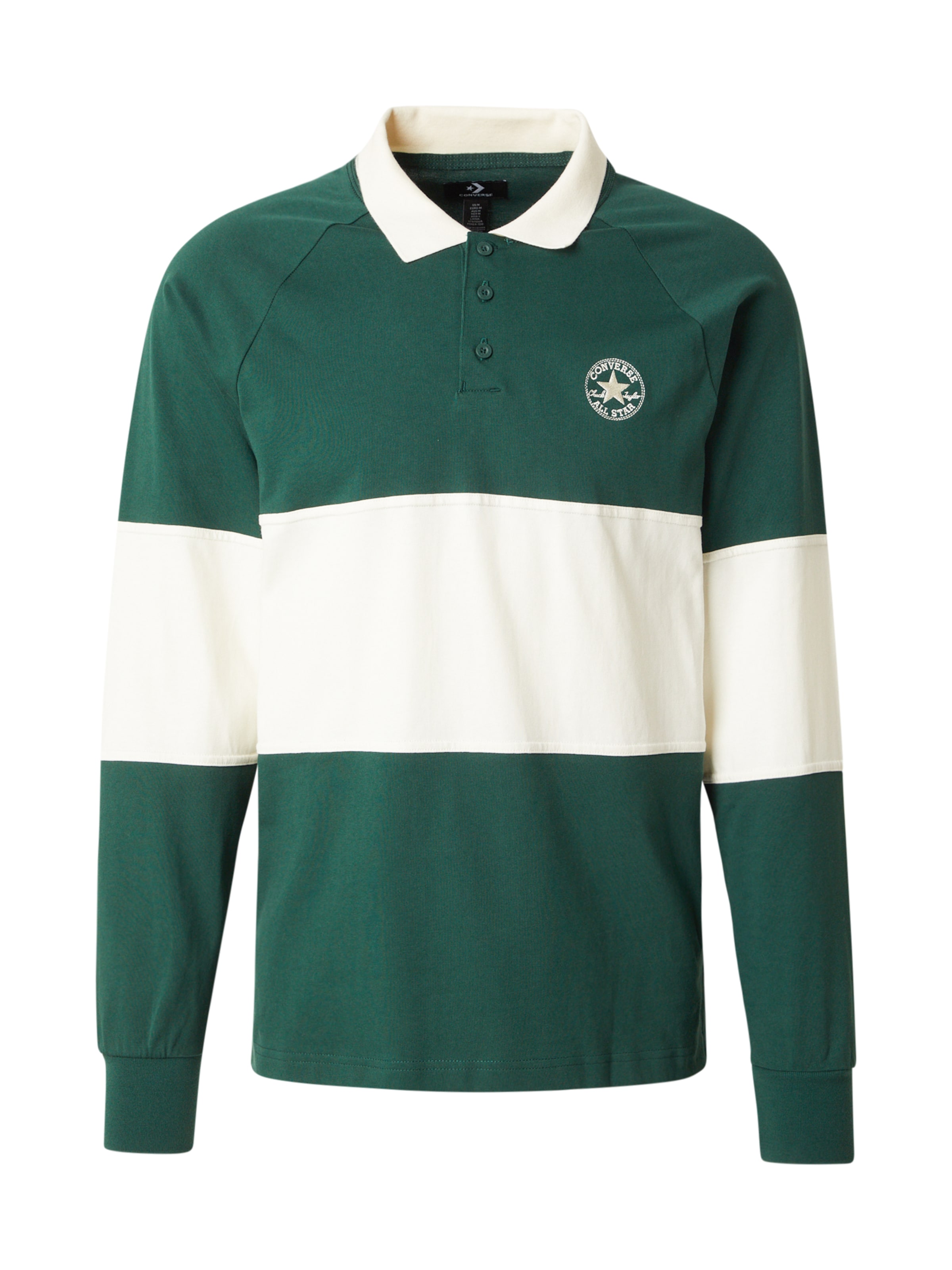 CONVERSE Shirt 'Retro Chuck' in Groen: voorkant