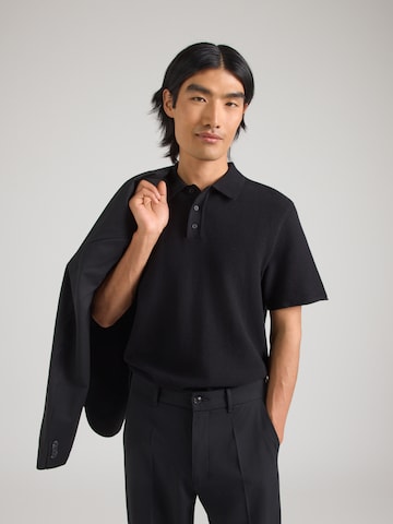 QS Pulover | črna barva: sprednja stran