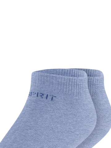 ESPRIT Socks 'Foot Logo 2-Pack' in Blue