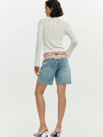 Desigual Regular Farkut 'Embroidered' värissä sininen