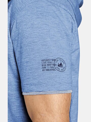 Jan Vanderstorm T-Shirt 'Offe' in Blau