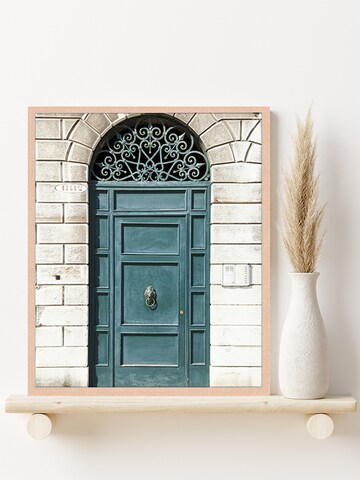 Liv Corday Image 'Vintage Green Door' in Mixed colors