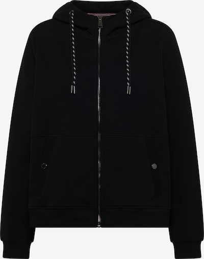CECIL Sweatjacke mit Zipper und Kapuze in L in schwarz, Produktansicht
