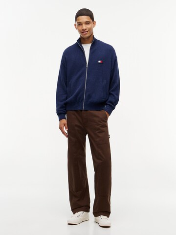 Tommy Jeans Knit cardigan 'Heritage' in Blue