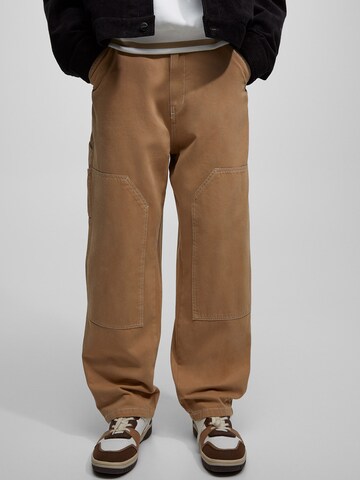 Pull&Bear Regular Hose in Beige