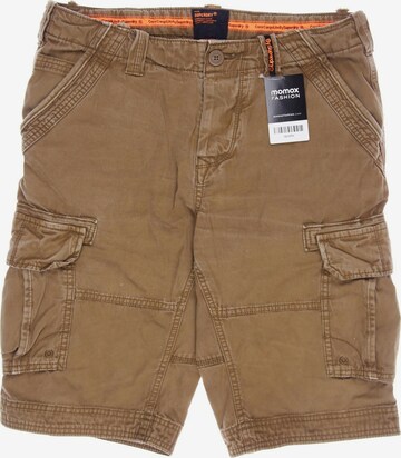 Superdry Shorts in 32 in Brown: front