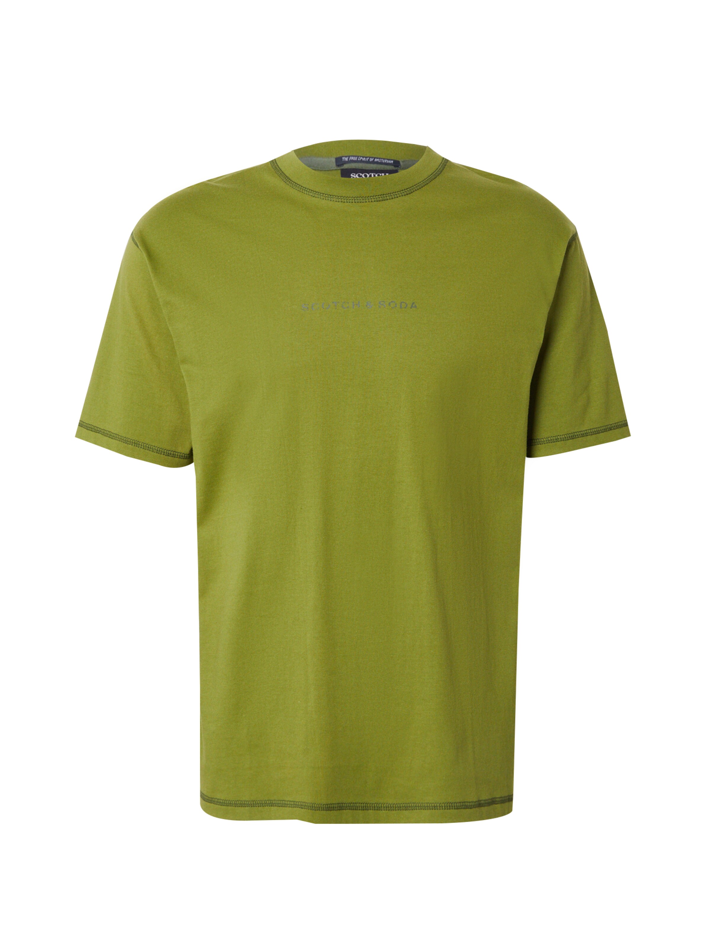 T-Shirt 'Seasonal Core' SCOTCH & SODA en vert : devant