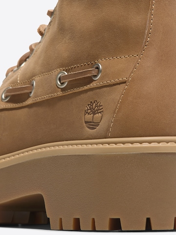 TIMBERLAND Fűzős rövid szárú csizmák 'Stone Street' - barna
