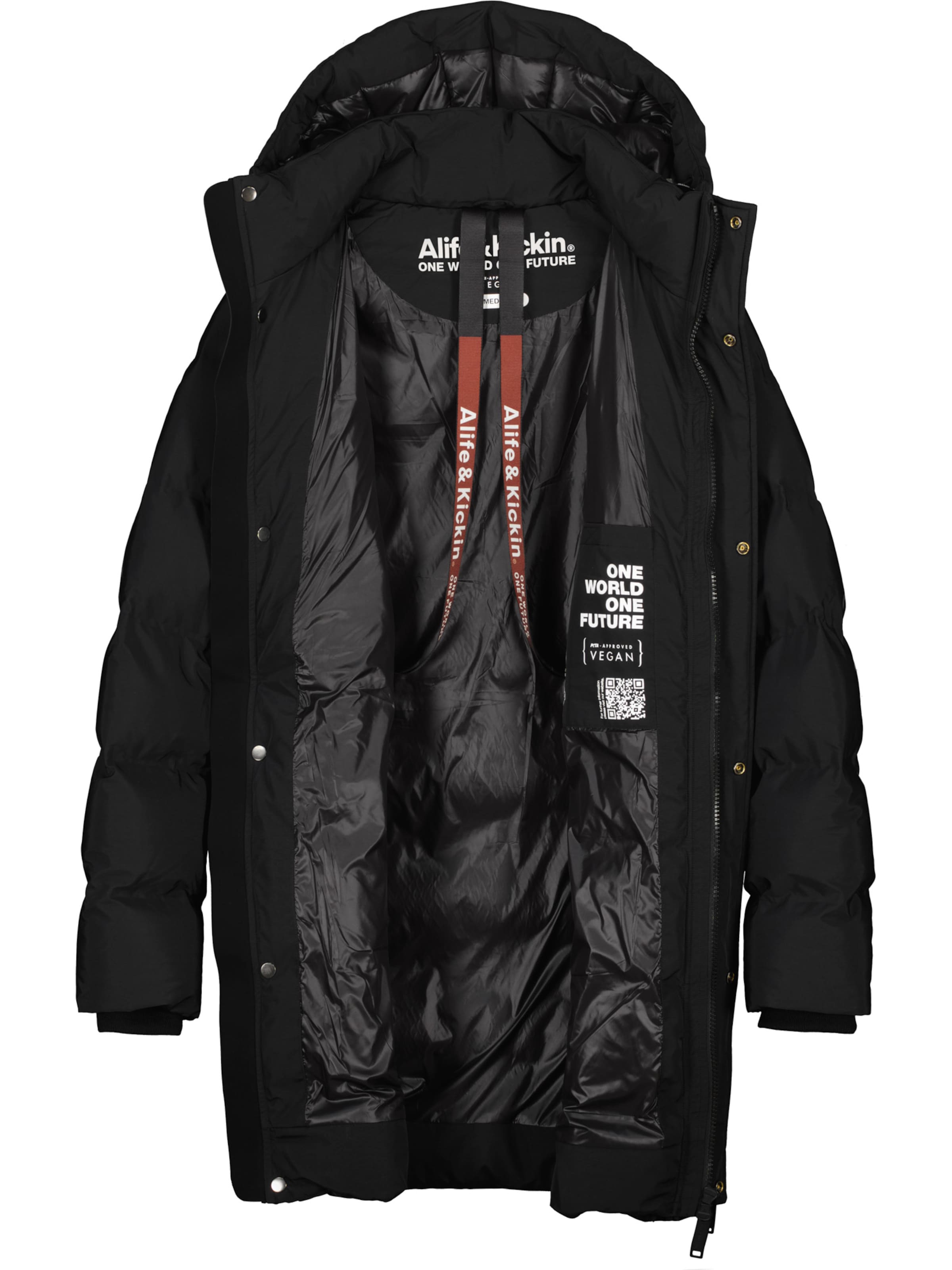 alife & kickin Зимнее пальто 'Saul' в Черный