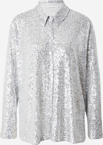 Abercrombie & Fitch Blouse in Silver: front