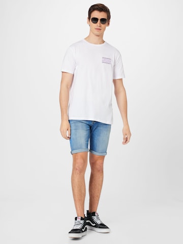 QUIKSILVER Funkční tričko – bílá