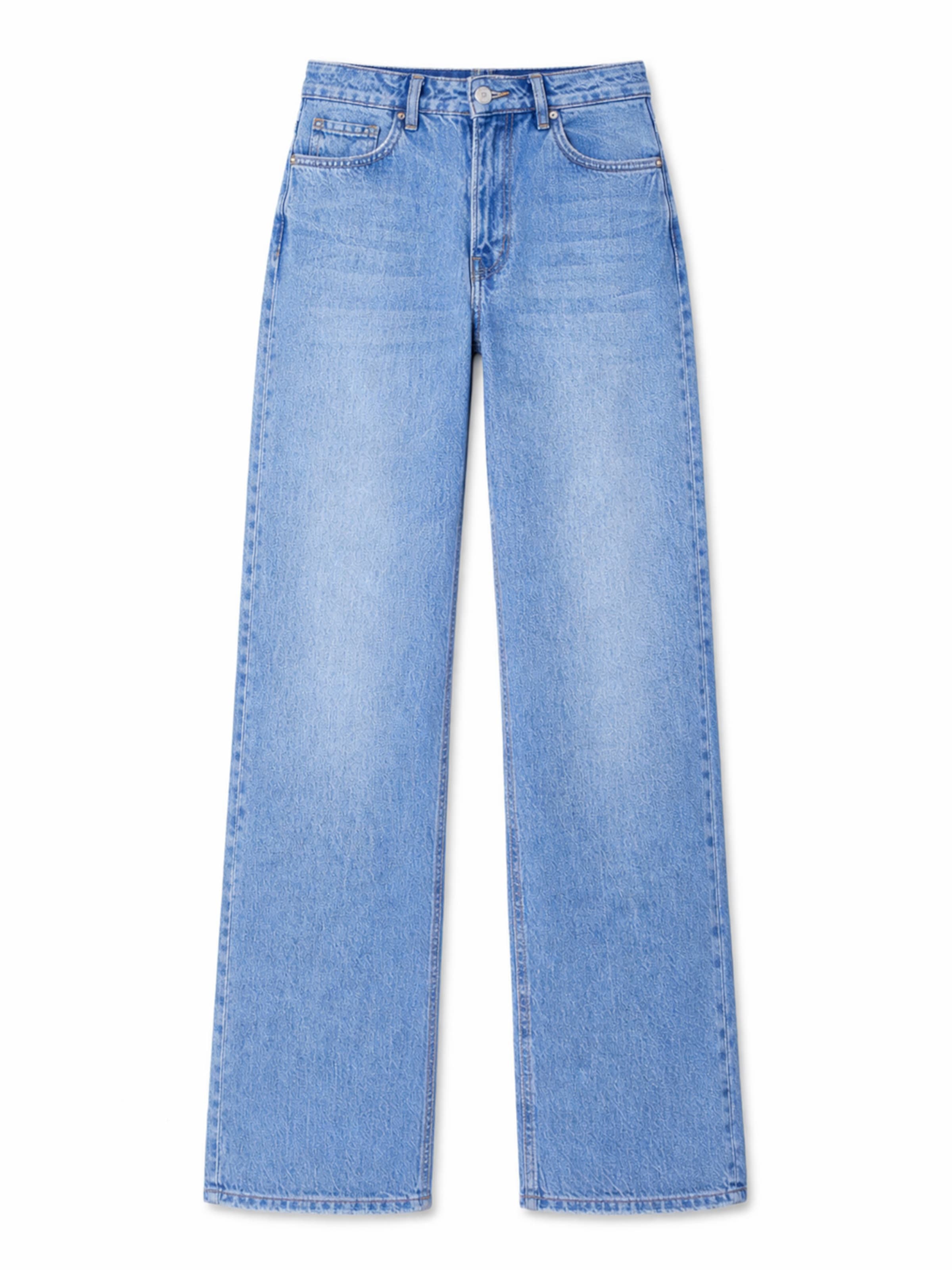 IT'S BASIC Jeans 'Skater High Rise Jeans - Ocean' in Royal blue, Item view