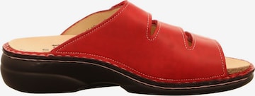 Finn Comfort Mules in Red