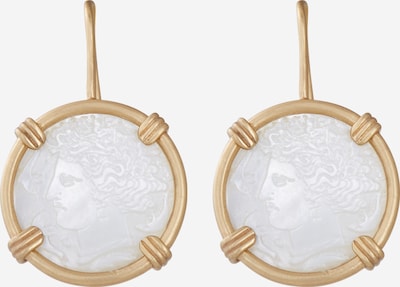 Vanessa Bruno Ohrringe in gold / weiß, Produktansicht