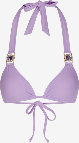 Moda Minx Triangel Bikinioverdel 'Amour' i lilla: forside