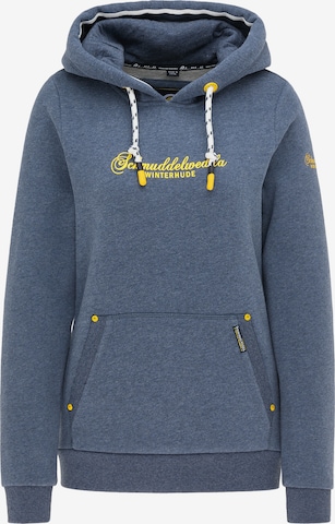 Schmuddelwedda Sweatshirt 'Hamburg' in Blauw: voorkant