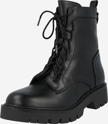 GUESS Lace-Up Ankle Boots 'Raziela' in Black: front